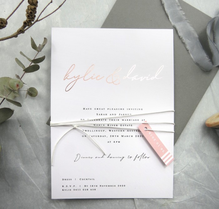 Modern Unique Designer Wedding Invitations & Stationery Online Australia